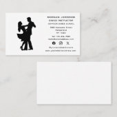 Dansinstructeur Ballroom Dancing Social Media Visitekaartje (Voorkant / Achterkant)