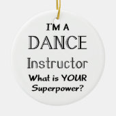 dansinstructeur keramisch ornament (Voorkant)