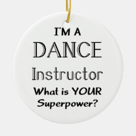 dansinstructeur keramisch ornament