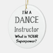 dansinstructeur keramisch ornament (Links)