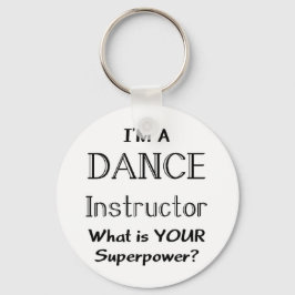 dansinstructeur sleutelhanger