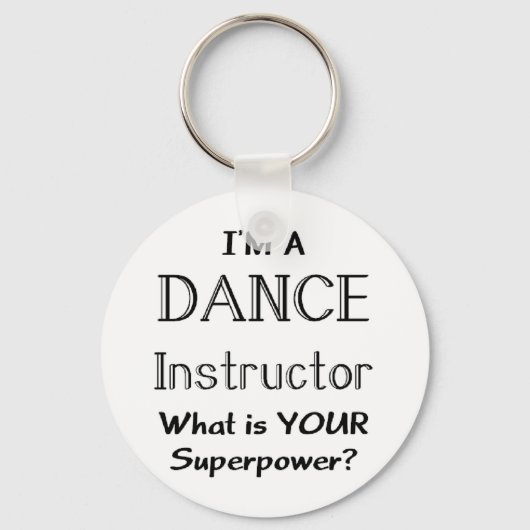 dansinstructeur sleutelhanger (Voorkant)