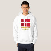 "Dansk Pride" Hoodie (Voorkant volledig)