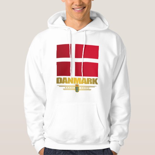 "Dansk Pride" Hoodie (Voorkant)