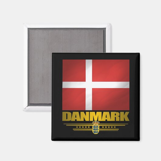 "Dansk Pride" Magneet (Voorkant / Achterkant)