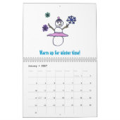 Danskalender 2025 kalender (Jan 2027)