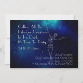 Danskeleton Halloween Party Dance Party cool Kaart (Achterkant)