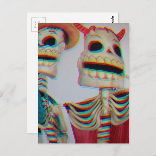 Danskeletten Briefkaart (Voorkant / Achterkant)