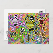 Danskeletten Briefkaart (Voorkant / Achterkant)