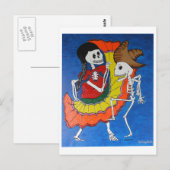 Danskeletten Briefkaart (Voorkant / Achterkant)