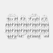 Danskeletten Halloween Bedankdoosjes (Uitgevouwen)