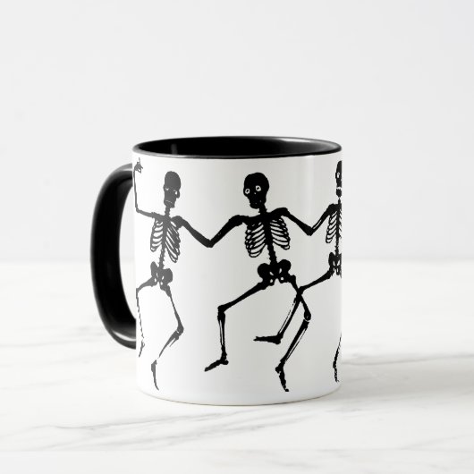 Danskeletten (Halloween) Mok (Voorkant links)