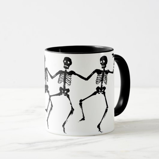 Danskeletten (Halloween) Mok (Voorkant rechts)