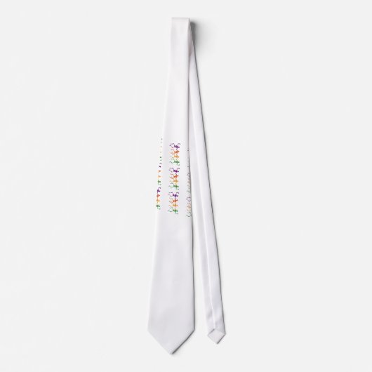 Danskeletten Halloween Shirt Stropdas (Voorkant)