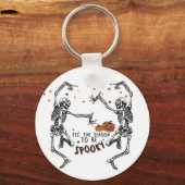 Danskeletten Halloween Sleutelhanger (Voorkant)