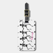 Danskeletten Halloween Thunder_Cove Bagagelabel (Voorkant verticaal)