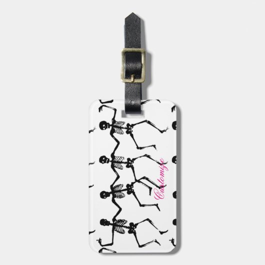 Danskeletten Halloween Thunder_Cove Bagagelabel (Voorkant verticaal)