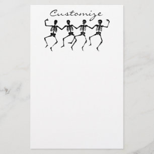 Danskeletten Halloween Thunder_Cove Briefpapier