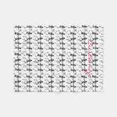 Danskeletten Halloween Thunder_Cove Fleece Deken (Voorkant (Horizontaal))