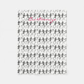 Danskeletten Halloween Thunder_Cove Fleece Deken (Voorkant)