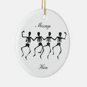 Danskeletten Halloween Thunder_Cove Keramisch Ornament (Rechts)