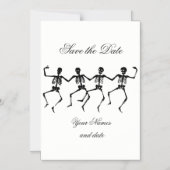 Danskeletten Halloween Thunder_Cove Magnetische Uitnodiging (Voorkant)