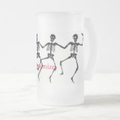 Danskeletten Halloween Thunder_Cove Matglas Bierpul (Voorkant rechts)