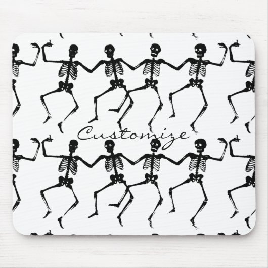 Danskeletten Halloween Thunder_Cove Muismat (Voorkant)