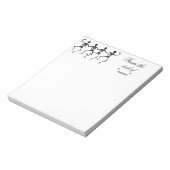 Danskeletten Halloween Thunder_Cove Notitieblok (Linkerzijde)