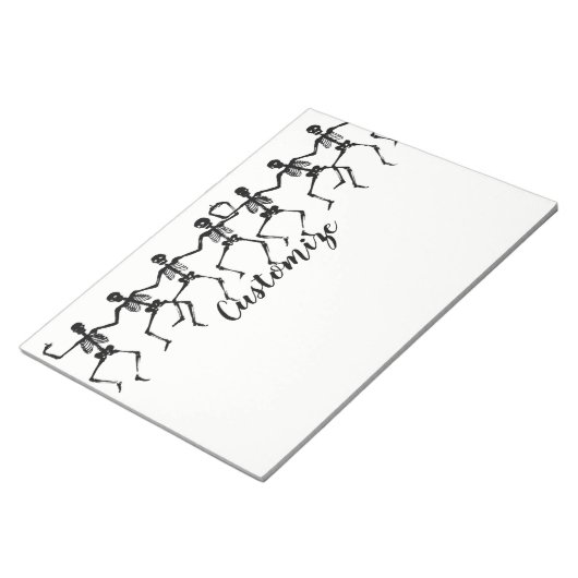 Danskeletten Halloween Thunder_Cove Notitieblok (Schuin)