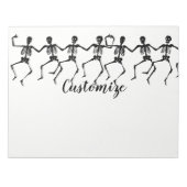 Danskeletten Halloween Thunder_Cove Notitieblok (Voorkant)