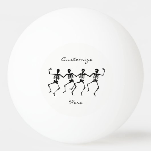 Danskeletten Halloween Thunder_Cove Pingpongbal (Voorkant)