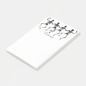 Danskeletten Halloween Thunder_Cove Post-it® Notes (Schuin)