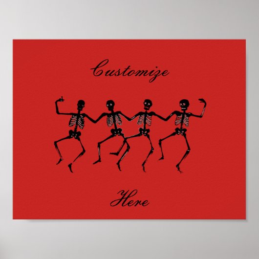 Danskeletten Halloween Thunder_Cove Poster (Voorkant)