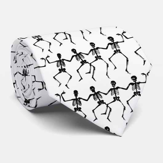 Danskeletten Halloween Thunder_Cove Stropdas (Opgerold)