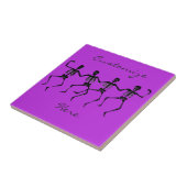 Danskeletten Halloween Thunder_Cove Tegeltje (Zijkant)