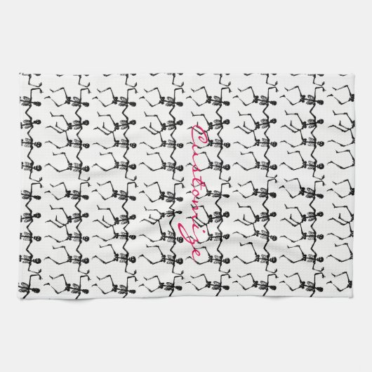 Danskeletten Halloween Thunder_Cove Theedoek (Horizontaal)