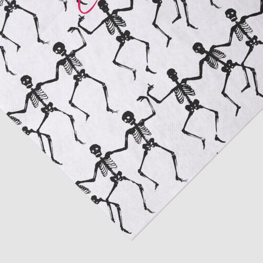 Danskeletten Halloween Thunder_Cove Tissuepapier (Detail)