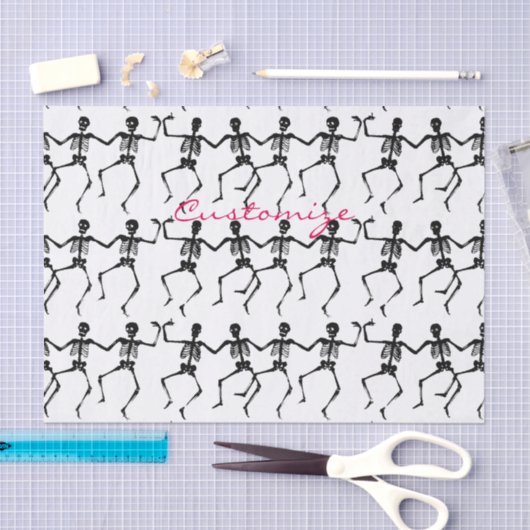 Danskeletten Halloween Thunder_Cove Tissuepapier (Craft)