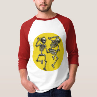 Danskeletten met Full Moon voor Halloween T-shirt