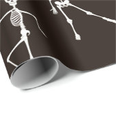 Danskeletten naadloos patroon cadeaupapier (Rol Hoek)