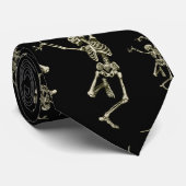 Danskeletten op Halloween Stropdas (Opgerold)