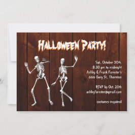 Danskeletten op uitnodiging van Halloween