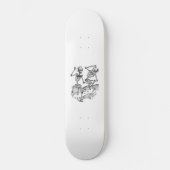 Danskeletten schaats board persoonlijk skateboard (Voorkant)