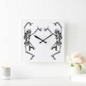 Danskeletten v2 vierkante klok (Huis)