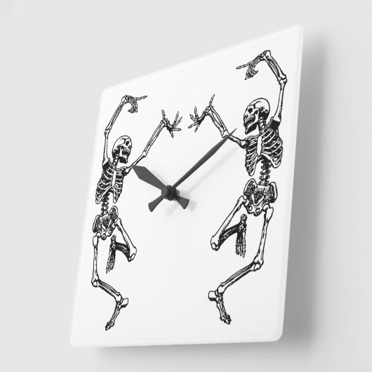 Danskeletten v2 vierkante klok (Hoek)