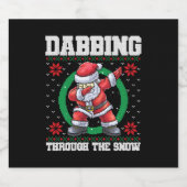 Danskerstkerstmis Sparkling Wijnetiket (Enkel label)