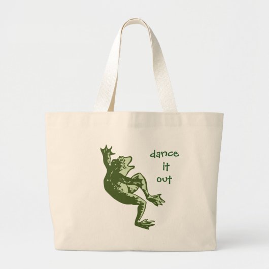 Danskikker "Dance it Out"-producten Grote Tote Bag (Voorkant)