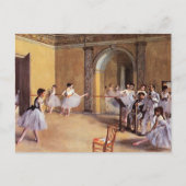dansklasse op de opera Edgar Degas Briefkaart (Voorkant)