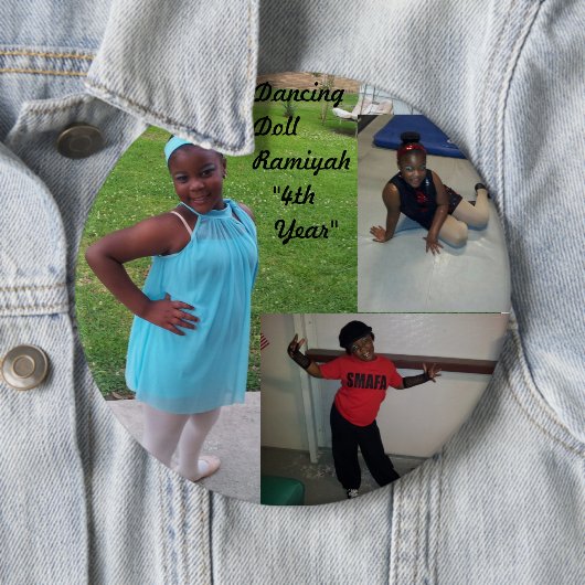 dansknop ronde button 6,0 cm (In situ)